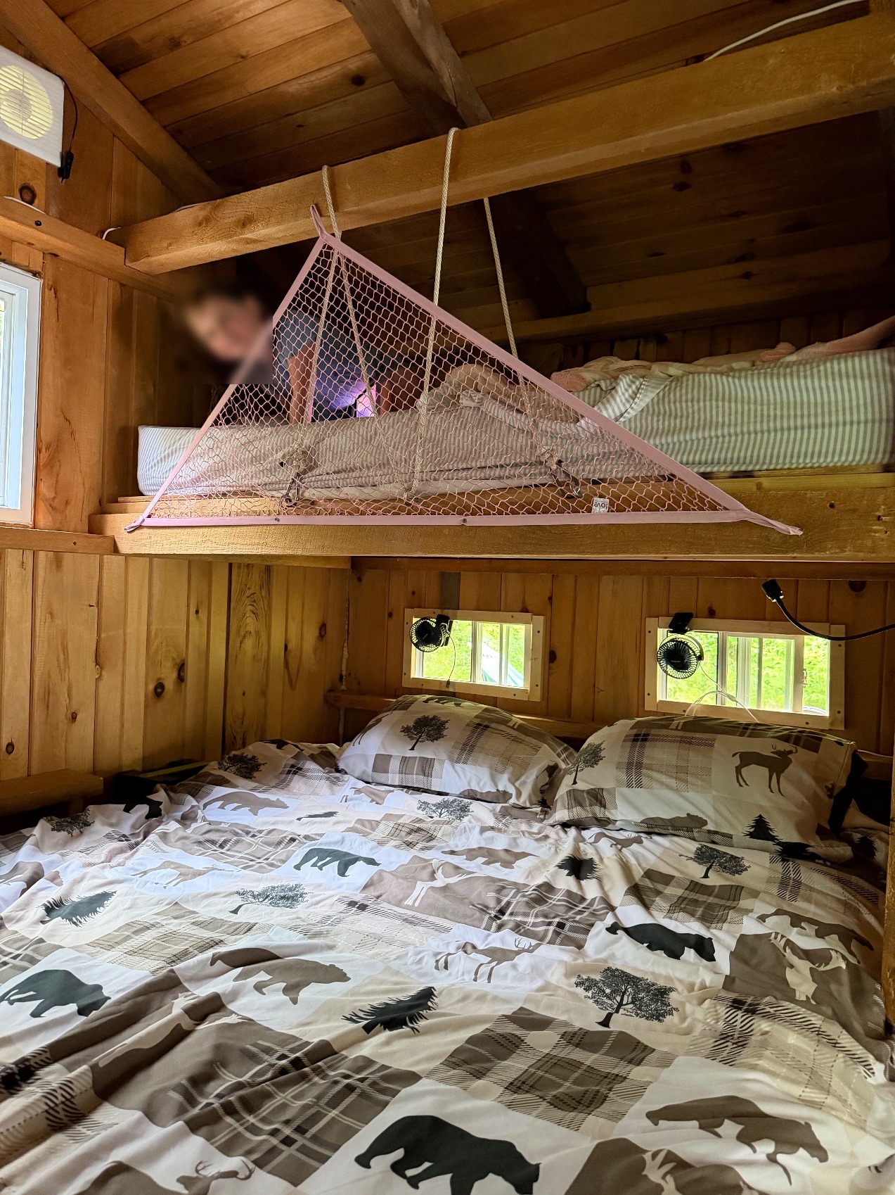 The loft bunk - sleeps the whole crew