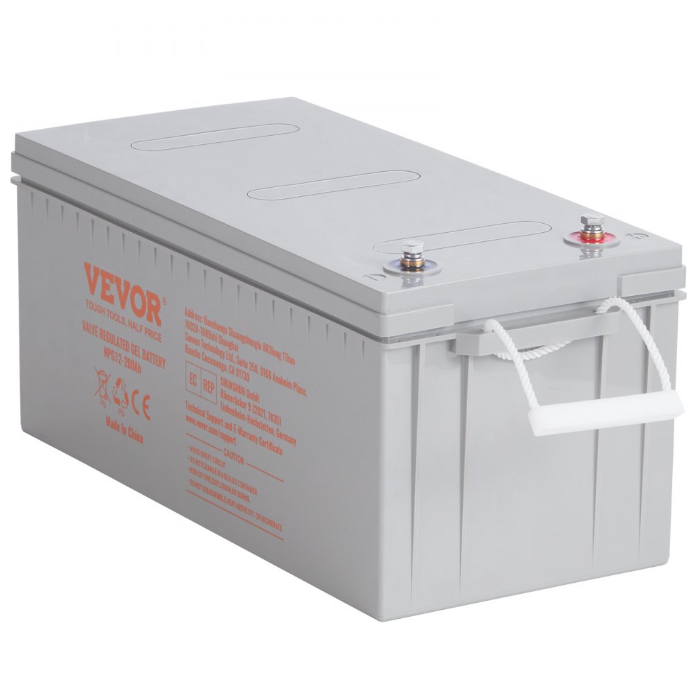 VEVOR 12V 200Ah AGM deep cycle battery
