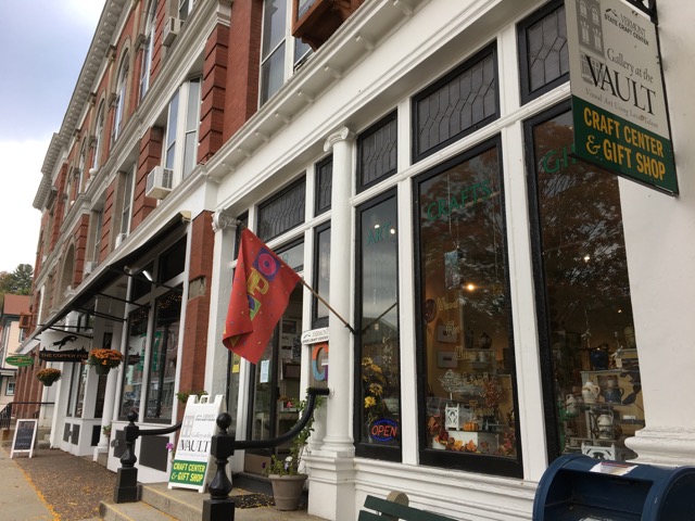 Gallery at the VAULT, 68 Main Street, Springfield.